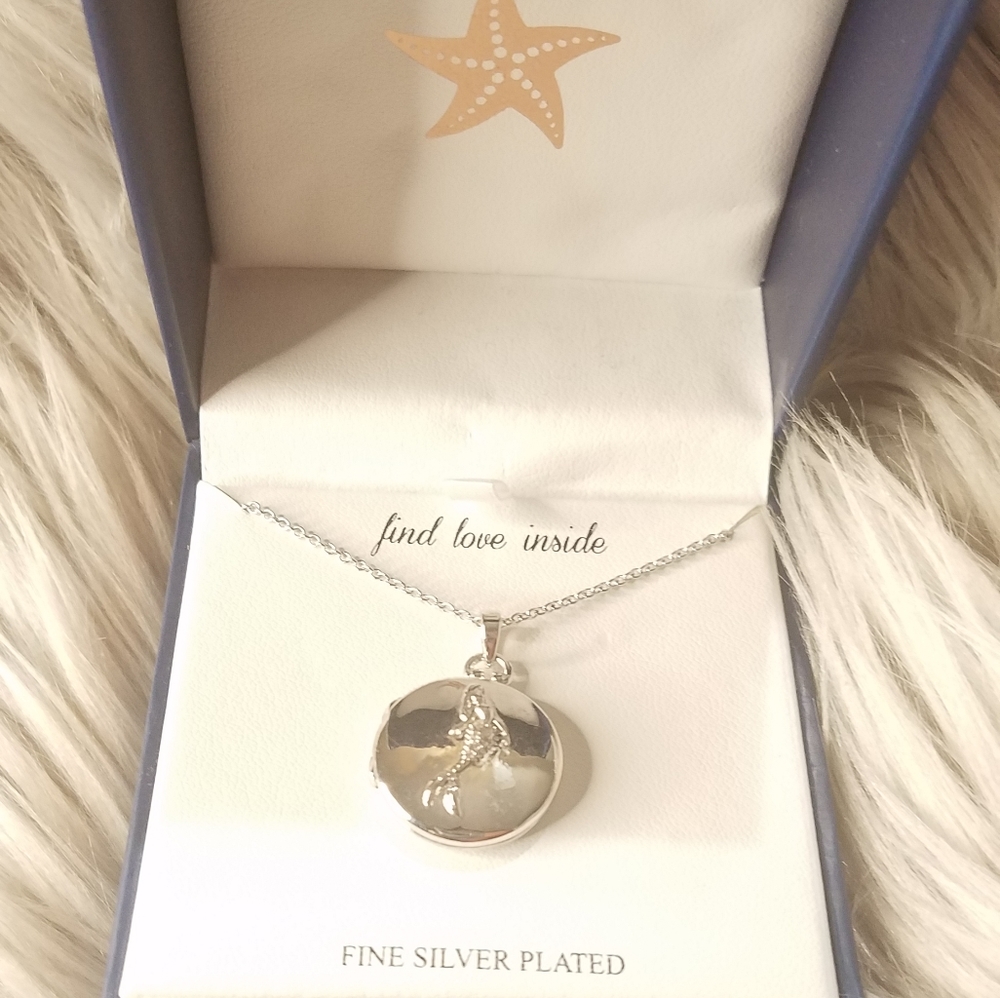 Guiliana Mermaid Fine Silver Plated Necklace - Picture 2 of 9